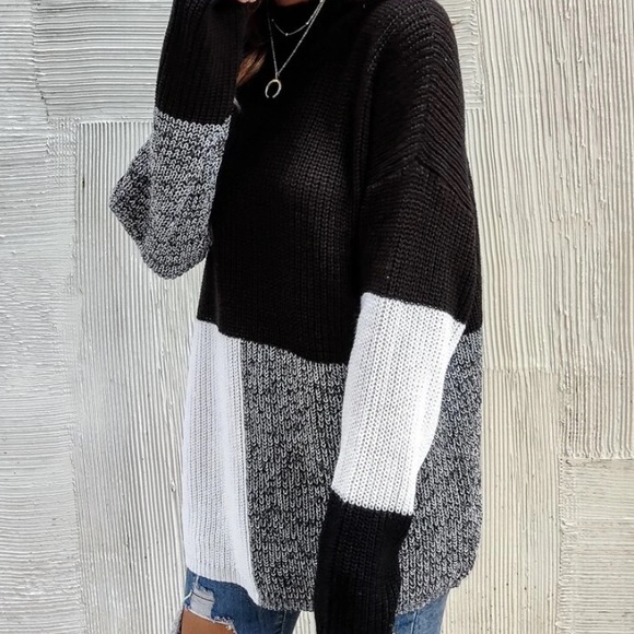 Color block sweater - Picture 2 of 3